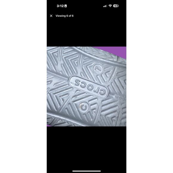 Toddler Unisex Crocs Swiftwater Slip On Shoes Size C7 - Picture 6 of 7